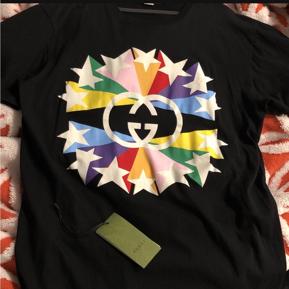 Gucci Interlocking G Star Burst print T-shirt - Picture 3 of 5